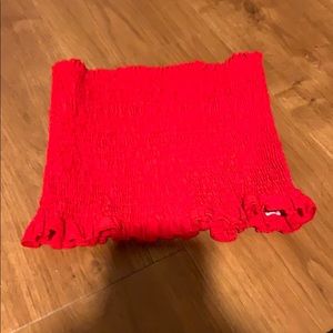red tube top size xs
